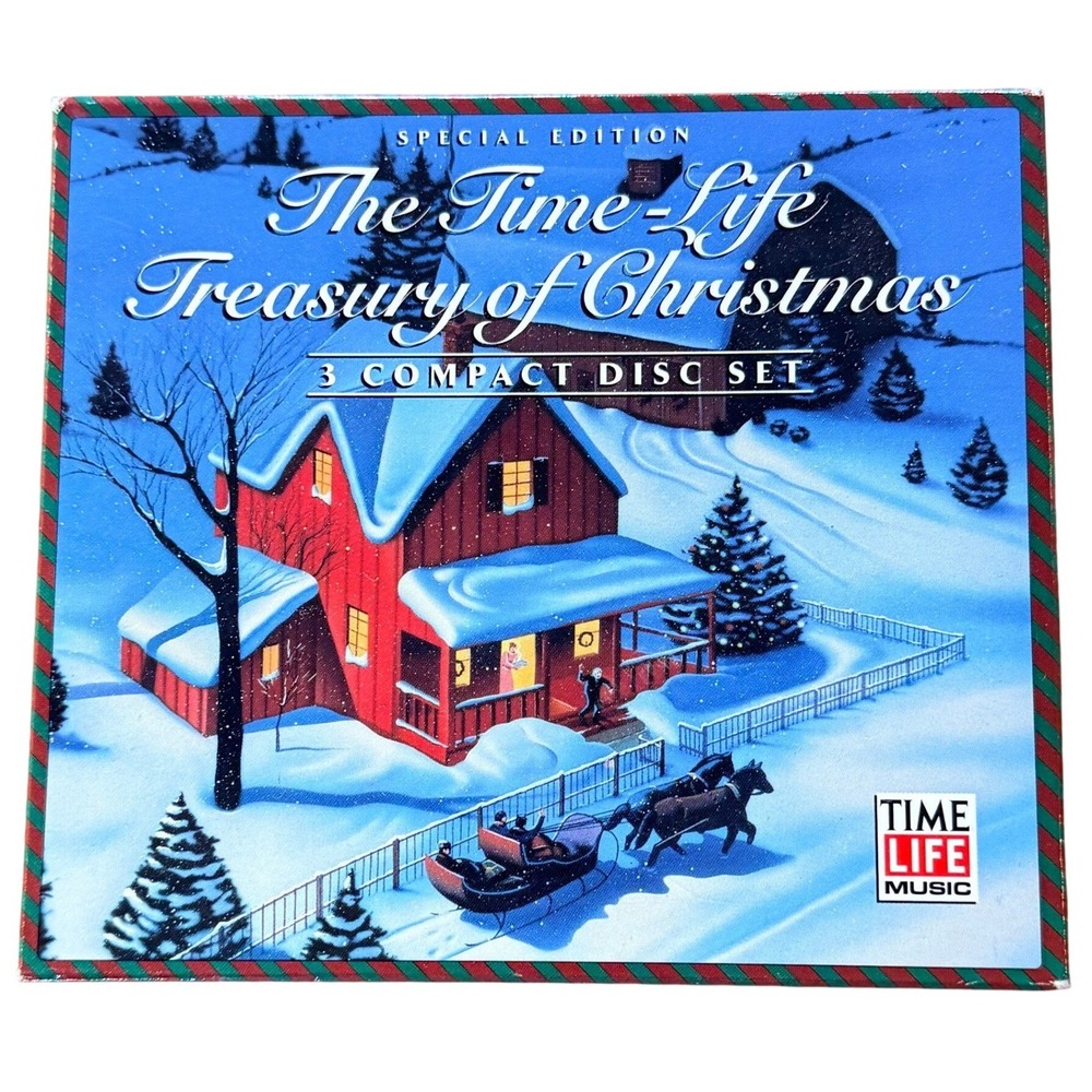 Time-Life Treasury of Christmas 3 CD Box Set Holiday Classics Various Artists